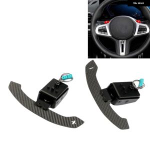 BMW マットカーボン ステアリングホイール パドル シフター 延長 5 6 7シリーズ F10 F11 F07 F18 F90 F06 F12 F13 F01 F02 F04