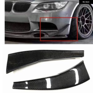 BMW フロント バンパー サイド エアベント トリム E90 E92 E93 M3 2007 2008-2013 カーボンインテーク フレーム スポイラー スプリッター カナード フィン