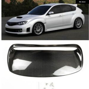 スバル フロント エンジン フードスクープカバー インプレッサ WRX STI 10TH 2008-2014 カーボンアッパー バンパー ボンネ