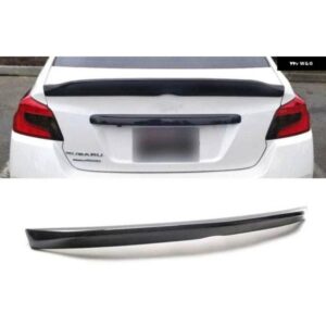 スバル リア スポイラー ウイング WRX STI セダン 2015-2020 カーボンテールゲート蓋 トランク フラップ カモノハシ DECK