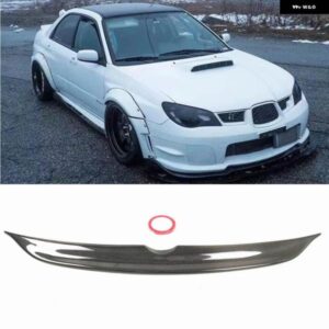 スバル インプレッサ WRX STI 2006-2007 9TH リア トランク リッド スポイラー ウイング カーボン車 DECKLID フラ