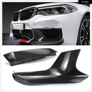 BMW F90 M5 2018-2022 フロント バンパー サイドカバー カーボンアンダー スポイラー エアベント コーナーガードプレートスプリッター カナード トリム