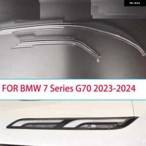 BMW 7シリーズ G70 2023-2024 車 DRL ライトガイドプレートライトガイド チューブ ヘッドライト デイタイム ランニングライト ガイドエンジェルアイ