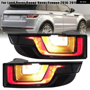 ランドローバー 1ペア スモーク LED テールライト レンジローバー EVOQUE 2016-2019 リアライト駆動ブレーキ ウィンカーランプ