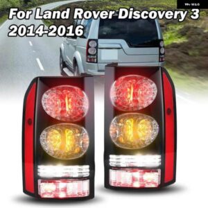 ランドローバー 1セット LED テールライト ディスカバリー 3/4 2004-2016 リアライト ストップブレーキ ランプ駆動 ランニングライト リア フォグランプ
