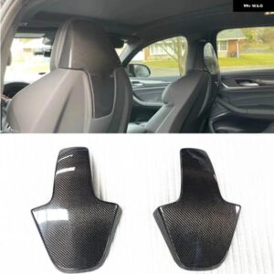 BMW G80 M3 G82 G83 M4 F91 F92 F93 M8 F97 X3M F98 X4M 2021-2025 フロントシートバック トリム カバー カーボン パネル シェル