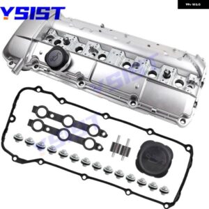 BMW アルミ バルブ カバー E39 E36 E46 E53 E60 X5 M52/M54 2.5L 2.8L 3.0L 525I 528I 530I 323CI シリンダー ヘッドカバー 11121432928