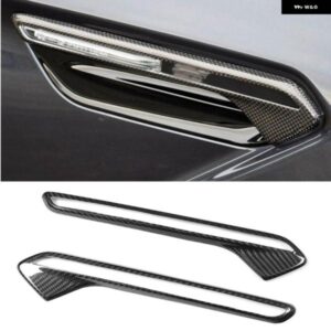 BMW 6シリーズ F06 F12 F13 M6 2013-2019 サイドフェンダーベント トリム ウィンカーライト カバー フレーム カーボンエアフード ステッカー