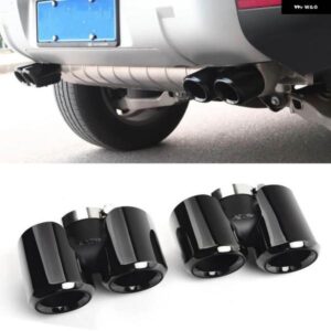 ランドローバー ディフェンダー 90 110 130 2020-2025 リアマフラー先端 パイプ ステンレス 黒/テール エアベント テール パイプ