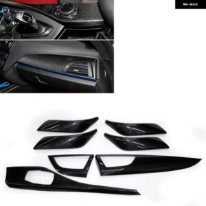 BMW 1 2シリーズ F20 F21 116I 118I 120I M135I F22 F23 2012-2017 カーボン インテリア トリム ダッシュボード サイド パネル カバー ステッカー