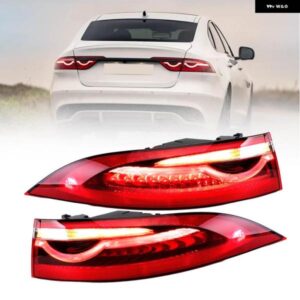 ジャガー 1ペア アウター テールライト XF 2015-2024 LED テールランプリアライト駆動ブレーキランプリバースランプ ウィンカーラン