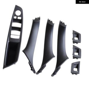BMW SERIE 5 F10 F11 520D 525D 530D 535I LHD ADAPTATION DE LA POIGNEE DE PORTE INTERIEURE DE VOITURE ノワール を注ぐ