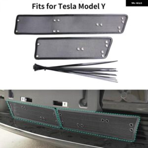 テスラ プロテクトネット蛾の葉フロント トランク 昆虫ガード グリル カバー モデルY 2021 アクセサリーエアコン A/C インテーク