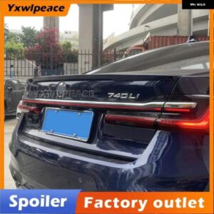 BMW 7シリーズ 2019-21 G11 G12 730 740 750 ABS 素材リア トランク リップ スポイラー カーアクセサリー