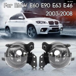 BMW 2個 フォグランプ ヘッドライト LED フォグランプ ハロゲン バルブ 無 63176910792 63176920704 E60 E90 E63 E46 2003-2008