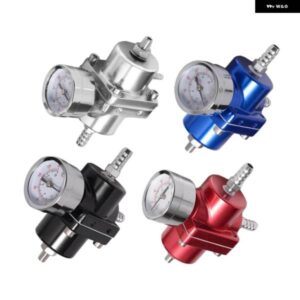 BMW 1個 汎用 0-140 PSI 燃圧レギュレーター FPR/ゲージ E46 E39 5シリーズ フェイスリフト 2000-2003 EP-FPR003