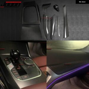 BMW ギア パネル ステッカー 2シリーズ G42 2022 220D 220I 230I カーボン インテリアセット センター コンソール ダッシュボード トリム サイド AC
