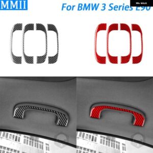 BMW 3シリーズ E90 M3 2005-2012 カーボンルーフハンドル パネル カバー 装飾 車室内 装飾 アクセサリー ステッカー