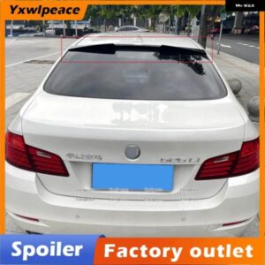 BMW ABS 黒/カーボンルックリアウィンドウルーフ スポイラー カーアクセサリー F10 5シリーズ スポイラー 528I 535I 2011-2017
