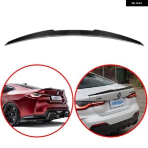 BMW 4シリーズ G22 420I 430I 420D 430D M440I M440D 2020-2023 M4 スタイル スポイラー リア ウイング カーボンの外観