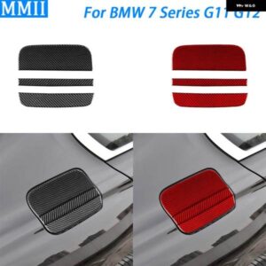 BMW 7シリーズ G11 G12 2015-22 カーボン燃料キャップ パネル トリム カバー カーアクセサリー ステッカー