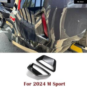 BMW 5シリーズ G60 2024 2025 M スポーツ ABS リアバンパー フォグランプ カバー フォグランプ リフレクター ストリップ 装飾 カバー アクセサリー