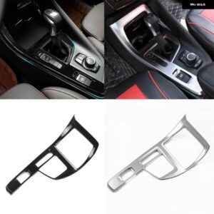 BMW X1 F48 X2 F47 2016-21 ABS カーボンセンター コントロール ギア シフト パネル 装飾 カバー トリム