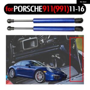 ポルシェ 911 991 クーペ 2011-2016 ガス充填カーボンフロント トランク ガス スプリング ストラットプロペラリフト サポート ダン