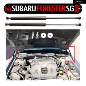 スバル ダンパー フロント ボンネット ガスストラット フォレスター SG 2002-2008 カーボンショック アブソーバー カーパーツアクセ