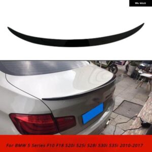 BMW 5シリーズ F10 F18 520I 525I 528I 530I 535I 2010-2017 M5 スタイル リア スポイラー ウイング トランク リップテール トランク スポイラー トリム