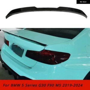 BMW リア スポイラー 5シリーズ G30 F90 M5 2017+ ABS グロスマットブラックカーボンルックバックウイン グリップ プロ スタイル アクセサリー