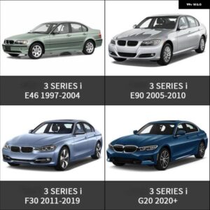 BMW 320I 1999-2022 E46 E90 F30 G20 ウィンドウバイザー アクセサリー換気通気性遮断日差し雨流 ディフレクター