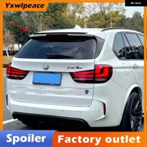 BMW MP スタイル ABS 黒/カーボンルックリアルーフ トランク スポイラー カーアクセサリー X5 F15 2014-18