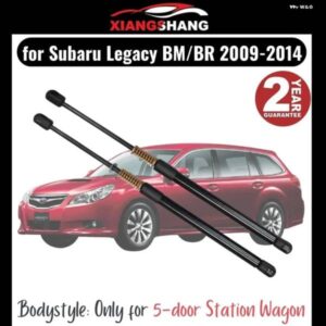 スバル 2個 リアテールゲート ダンパー レガシー BM/BR エステート 2009-2014 スプリング トランク ブーツ ガスストラットリフ