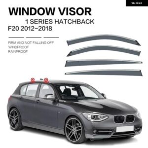 BMW 1シリーズ 2004-2018 E87 F20 F52 ウィンドウ バイザー トリム クローム アクセサリー/サイド ウィンドウ バイザー ドア ベント シェード