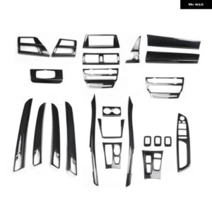 BMW X5 E70 2008-13 プラスチック カーボン スタイル 装飾 アクセサリー インテリア ギアドア トリム ステッカー