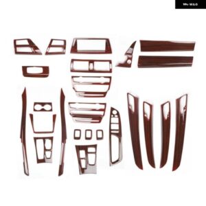 BMW X5 E70 2008-13 プラスチック 木目調 装飾 アクセサリー インテリア ギアドア トリム ステッカー