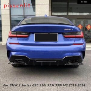 BMW 3シリーズ G20 320I 325I 330I M3 2019-2023 テール翼固定風 スポイラー リア ウイング 自動 装飾 アクセサリー