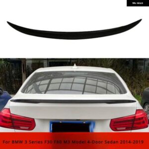 BMW MP スタイル トランク ブーツ スポイラー ウイング スタイル ABS 3シリーズ F30 F80 M3 モデル 4 ドア セダン 2014-2019 アクセサリー