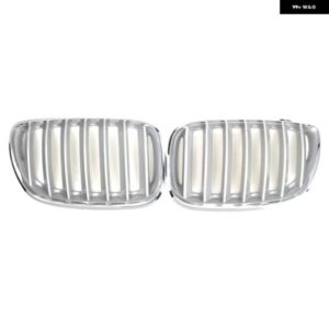 BMW 1ペア 車 グリル OEM 51137113733 51137113734 アンチスクラッチ ABS 車フロントフード グリル レーシング グリル X5 E53 2004-2006