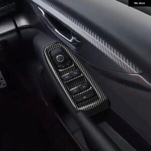 スバル WRX/RX S4 2021 2022 ドア アームレスト ウィンドウガラスリフトスイッチ パネル カバー ガラス 制御 トリム インテ