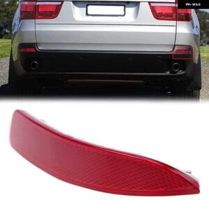 BMW POSSBAY レッドリアバンパー リフレクター テールライト ストリップ ブレーキ ハザードランプ X5 E70 3.5D/4.8I/X5M 2007-2010 フェイスリフト前 - 1 PC Right