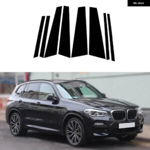 BMW ドア窓列 BC ピラー ポストトリム ステッカー カバー X5 E83 2004-2010 F25 2011-2017 G01 2018-2023用 - 2018-2023
