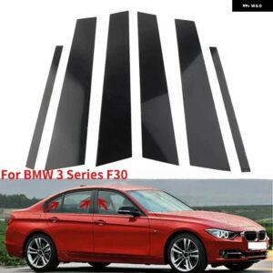 BMW ウィンドウ ピラー ポストトリム ステッカー 3シリーズ E46 4 ドア 1998-2005 E90 2005-2012 F30 セダン 2012-2018 G20 G21 2019-2023 - For F30