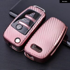 アウディ TPU カーボンキーケース A1 A3 8P A4 A5 A6 C7 A7 S3 S7 S8 R8 Q2 Q3 Q5 Q7 Q8 SQ5 TT RS3 RS6 - pik