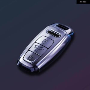 アウディ リモートキーケースカバー シェル A3 A4 A6 A7 A8 B9 C8 D5 4 18K S8 Q7 Q8 SQ8 E-TRON 2018-21 - silver shell