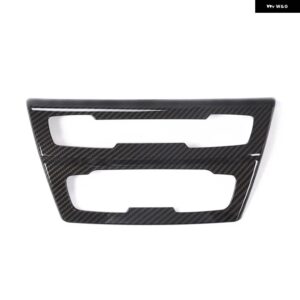 BMW X1 F48 X2 F47 2016-21 ABS カーコンソール エアコン音量ボタン CD パネル 装飾 フレームカバー インテリア - carbon fiber