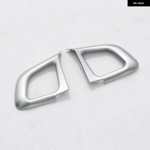 ランドローバー ABS クロームステアリング ホイールボタン フレームカバー トリム レンジローバー EVOQUE 2011-2017 カースタイリング - Silver