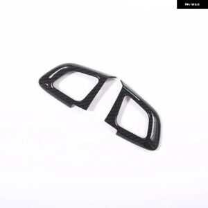 ランドローバー ABS クロームステアリング ホイールボタン フレームカバー トリム レンジローバー EVOQUE 2011-2017 カースタイリング - Carbon Fiber