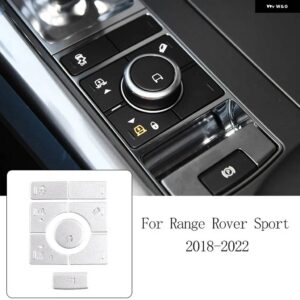ランドローバー レンジローバースポーツ 2014-2022 合金モールドモードボタン ステッカー 装飾 - Style C